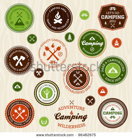  best d afc. Badge clipart camping