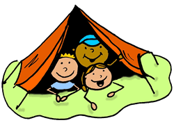 clipart tent kid tent