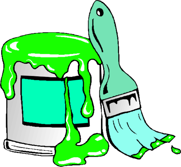 painting clipart bucket