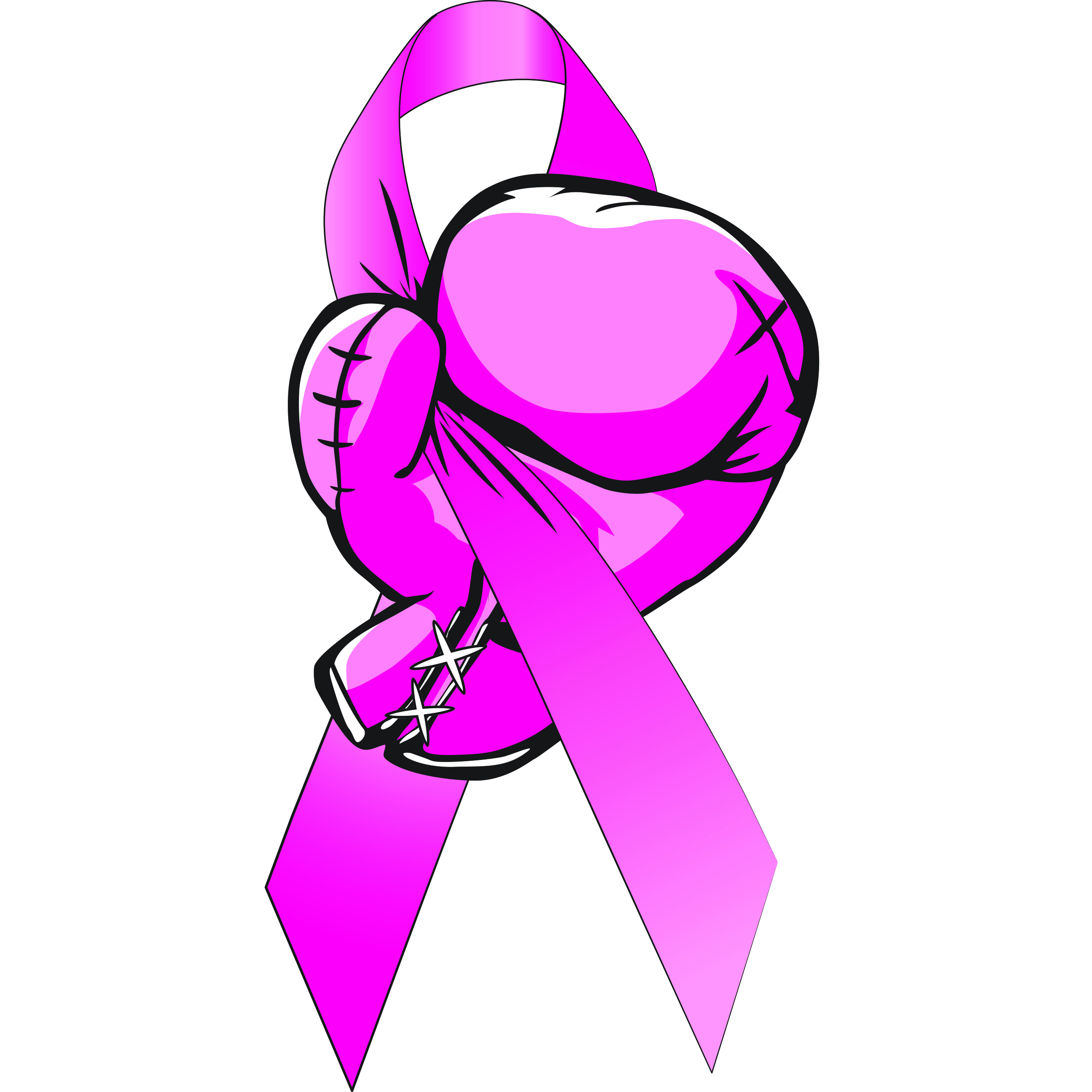 Breast awareness month free. Cancer clipart