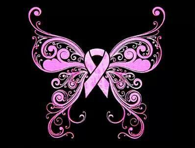 cancer clipart butterfly