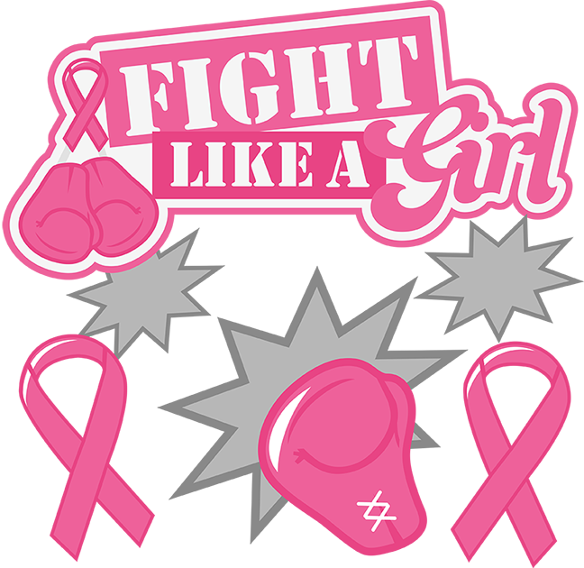 Fight like a girl. Handprint clipart pediatric cancer