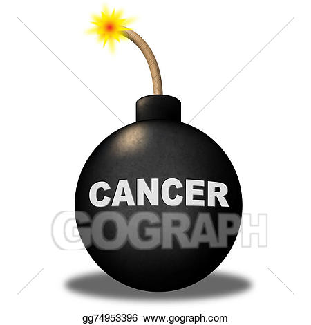 Cancer clipart malignant. Warning represents growth and
