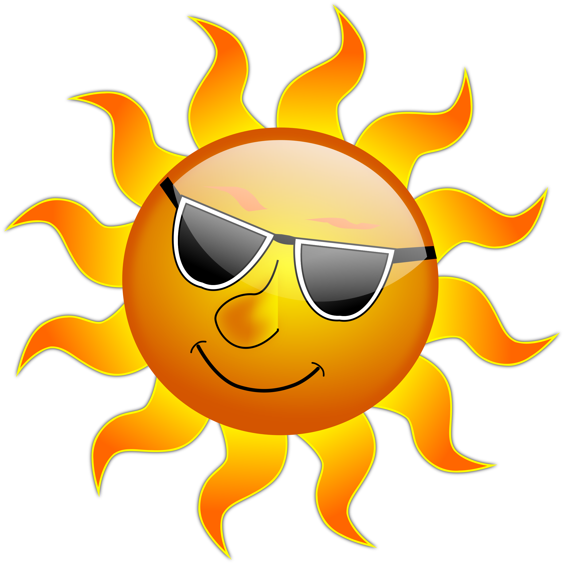 Union county offers sun. Wednesday clipart sunshine
