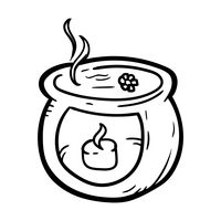 candle clipart aroma