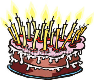 candle clipart birthday cake