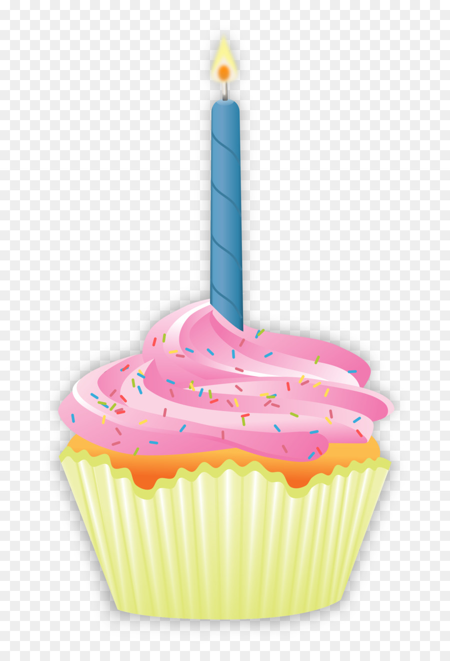 Cake cartoon product . Candles clipart birthday cupcake