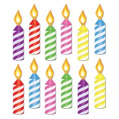 Birthday candle station . Candles clipart bulletin board