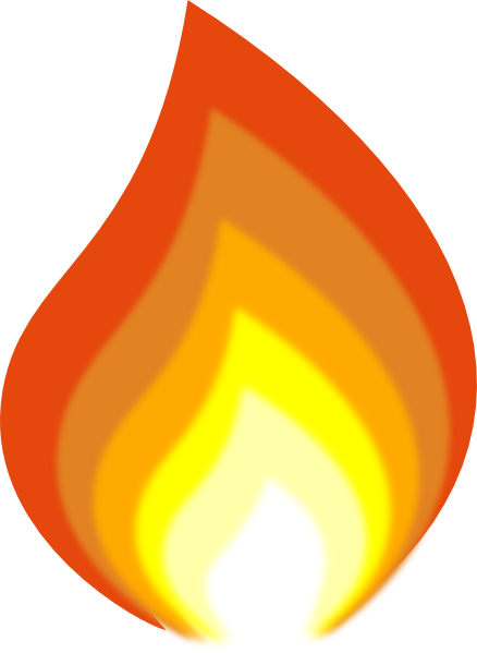 flame clipart tongue