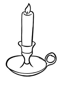 candle clipart candlestick