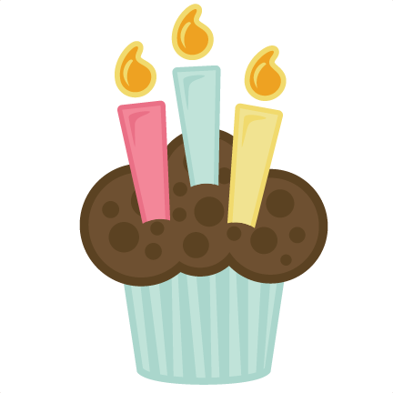 Cupcakes clipart 3 cupcake. Birthday candles transparent png