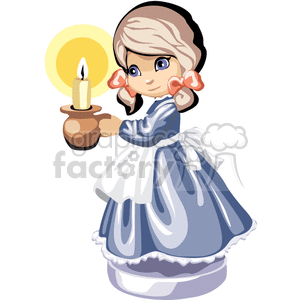 clipart candle kid