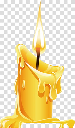 Three burning transparent . Candles clipart lighted candle