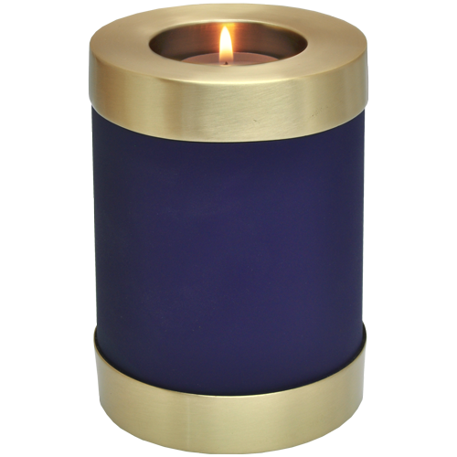 blue remembrance candle transparent