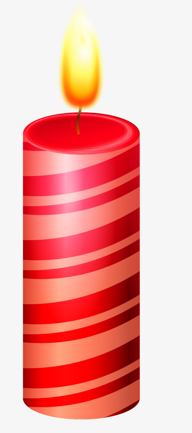 candle clipart red candle