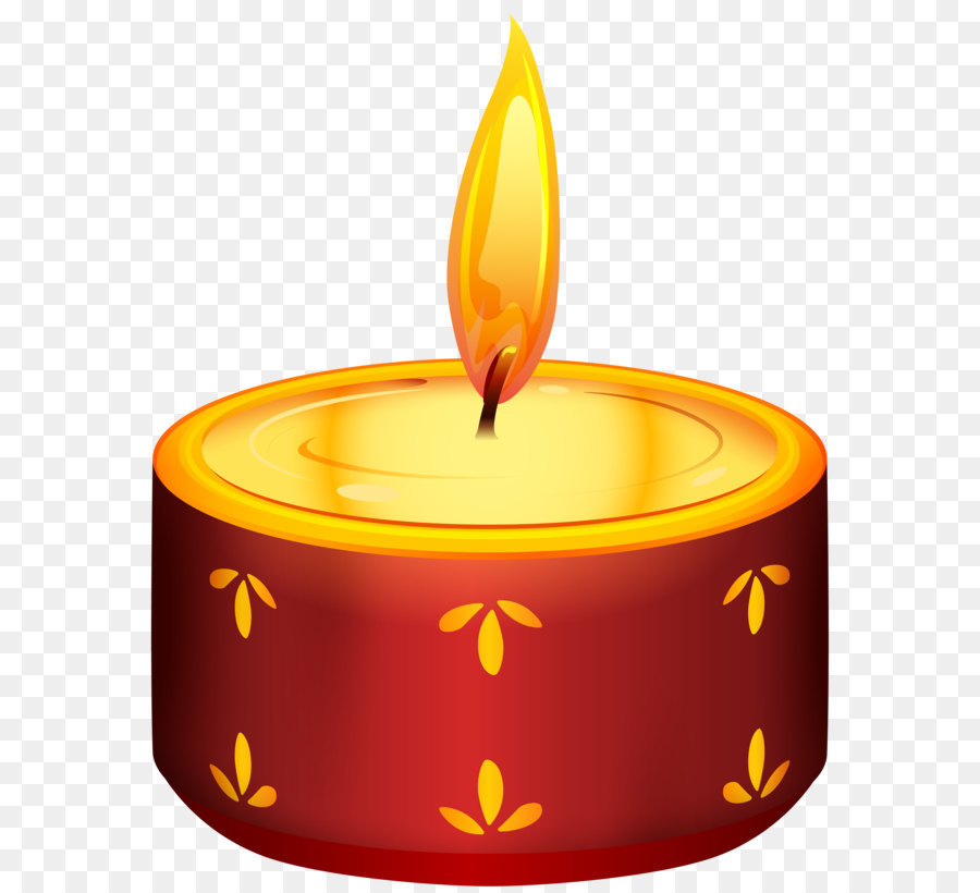 candle clipart red candle