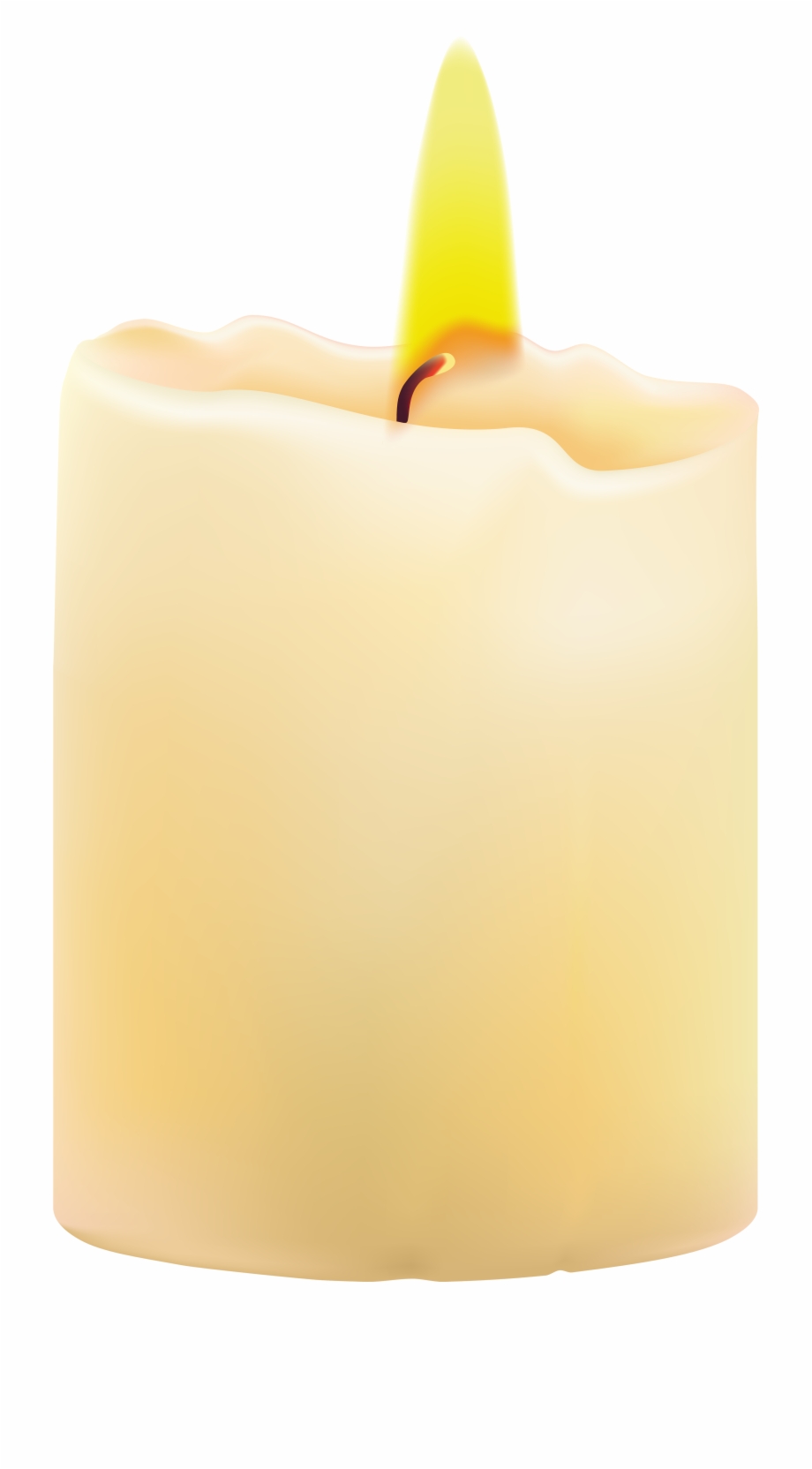 Candles clipart transparent background. Wax candle clip art