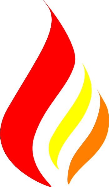 Candle clipart vector. Flame logo clip art