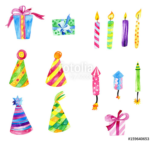 candle clipart watercolor