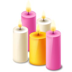 candles clipart aroma