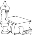 Royalty free and a. Candles clipart bible