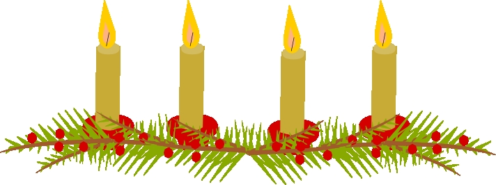 candles clipart border