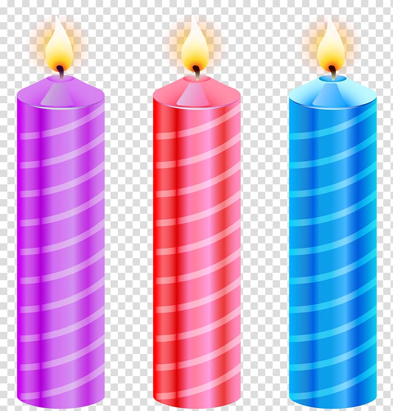 Birthday cake candle transparent. Candles clipart candel