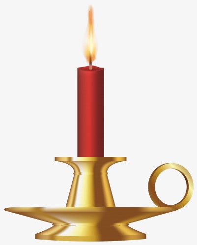 Candles clipart candlestick. Red candle png image