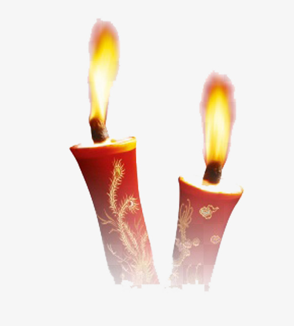 Red festive png image. Candles clipart lighted candle