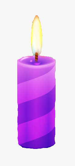 Candles clipart lighted candle. Purple burning png image