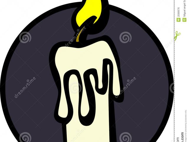 candles clipart melting