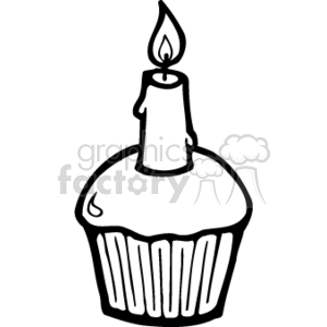 Royalty free black and. Candles clipart outline