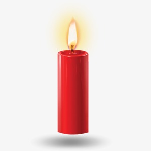 Lighted flame png image. Candles clipart red candle