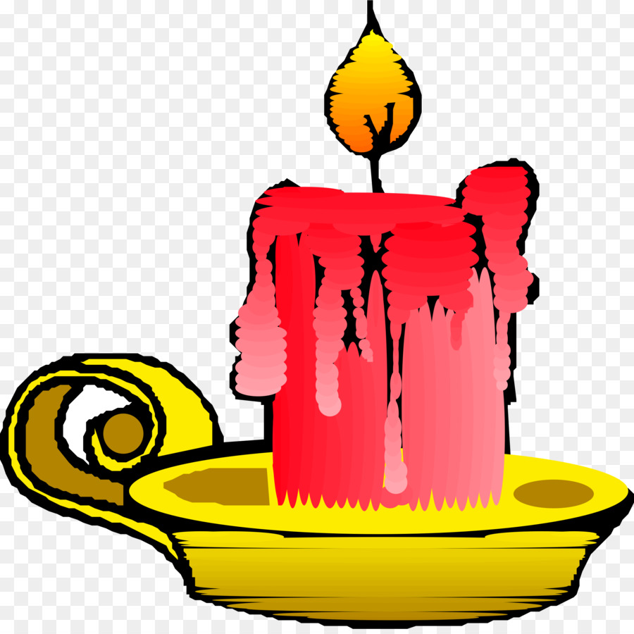 candles clipart thick