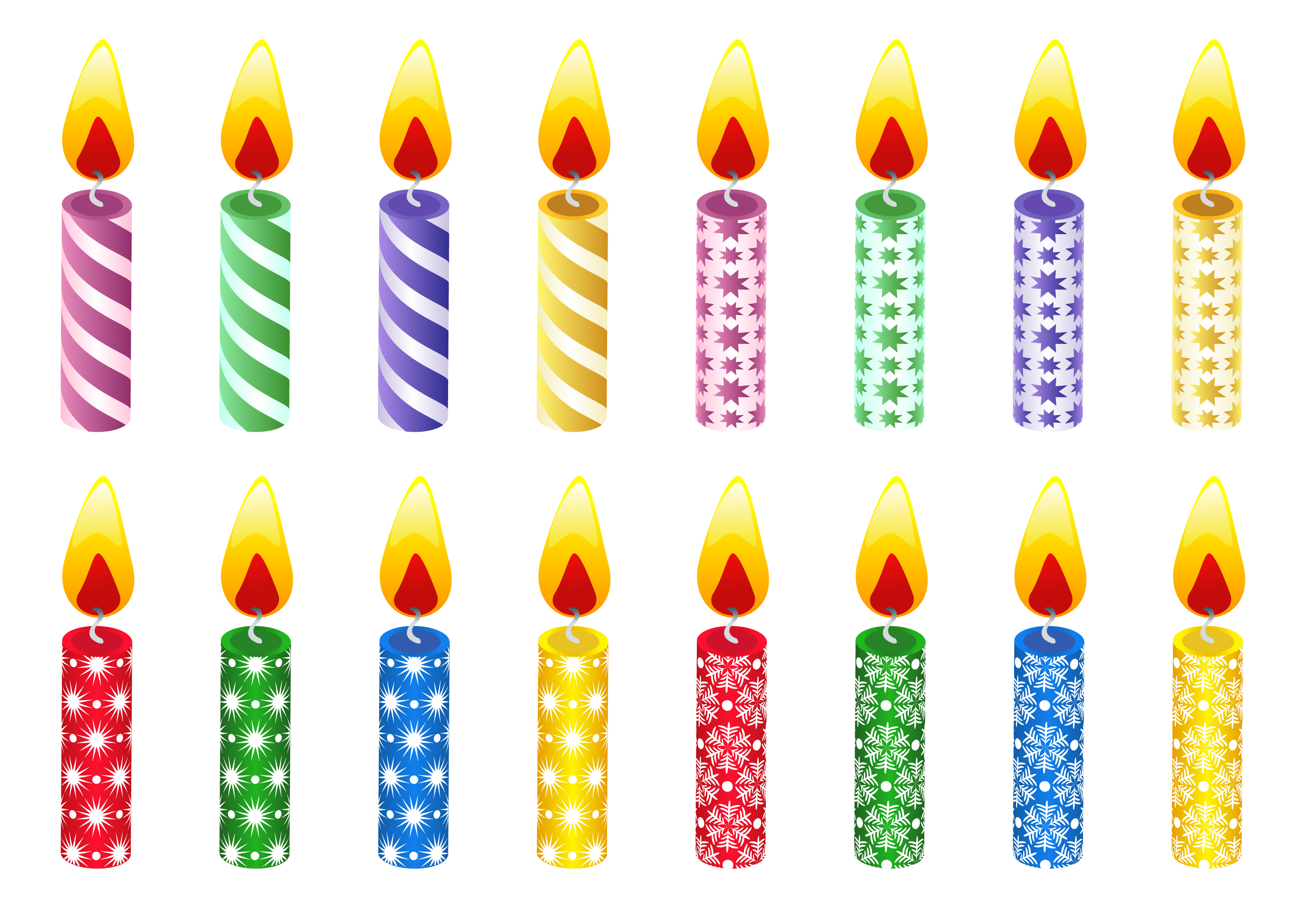 candle clipart cute