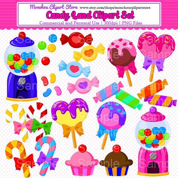  best sweets images. Candyland clipart background