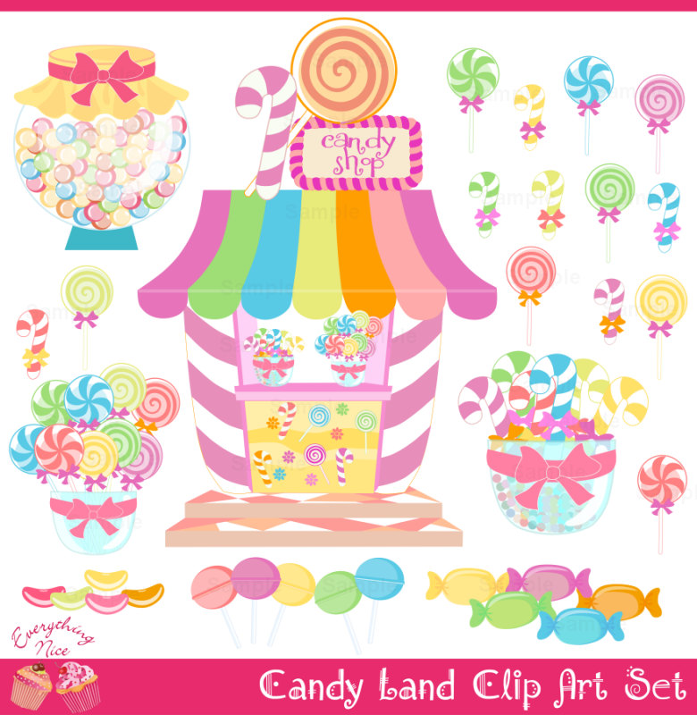 Candy land . Candyland clipart cute