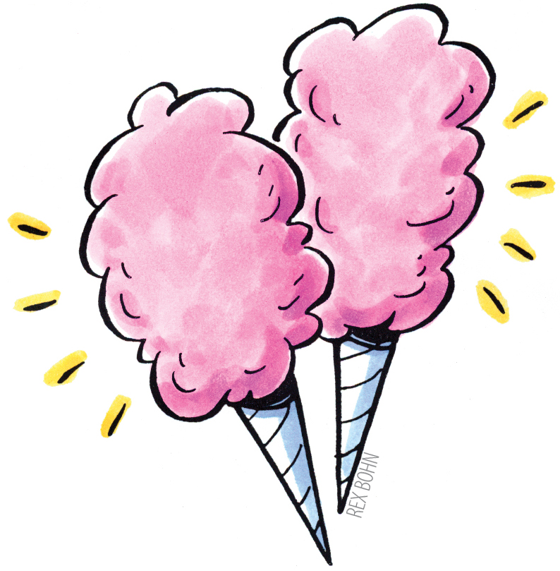 candy clipart cotton candy