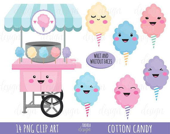 candy clipart cotton candy