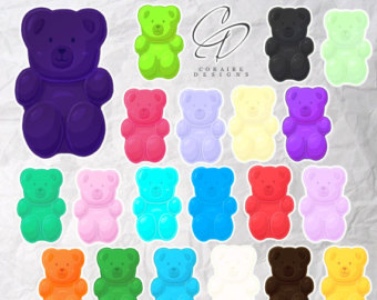 candy clipart gummy bears