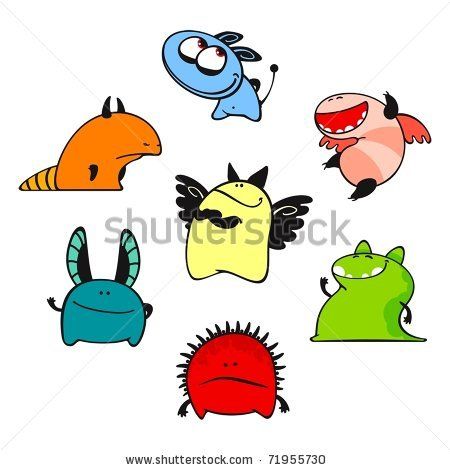 candy clipart monster