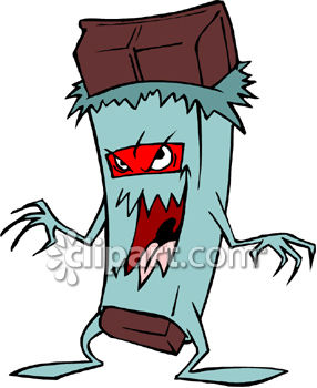 candy clipart monster