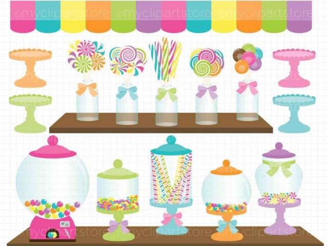 Free on dumielauxepices net. Candy clipart shelf