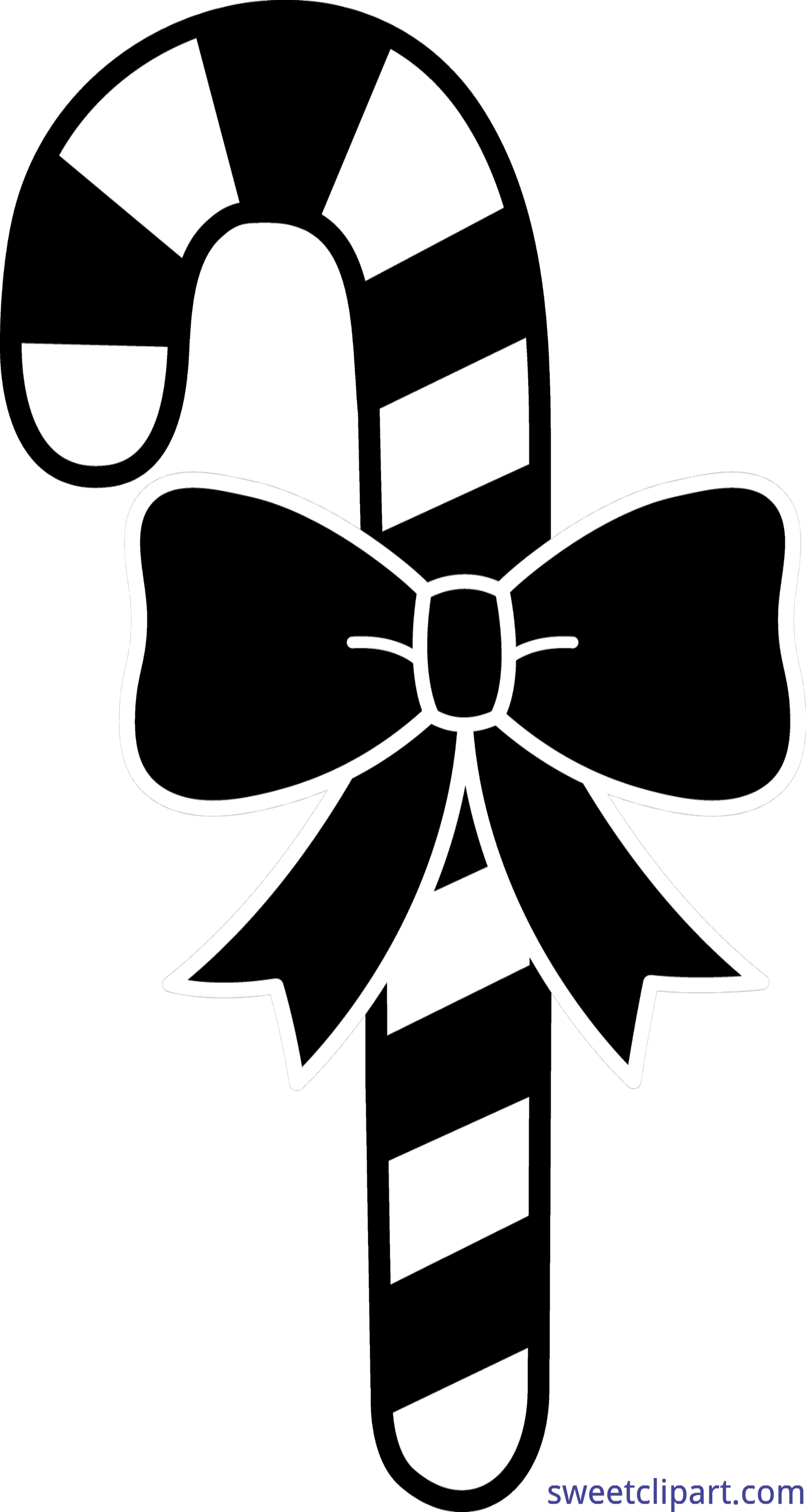 Cane cilpart cool black. Clipart candy bow