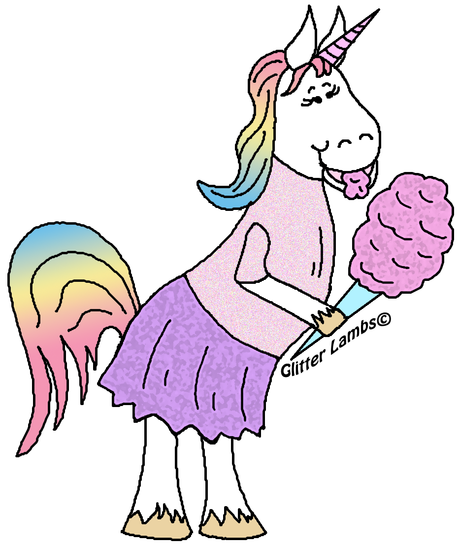 candy clipart unicorn