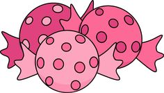 Pink wrapped think pinterest. Candy clipart valentines day