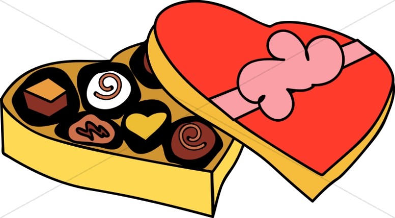 candy clipart valentines day