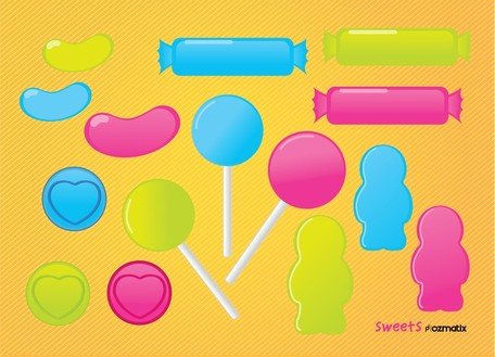 candy clipart vector