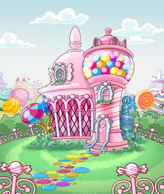 Sweets animation background google. Candyland clipart animated