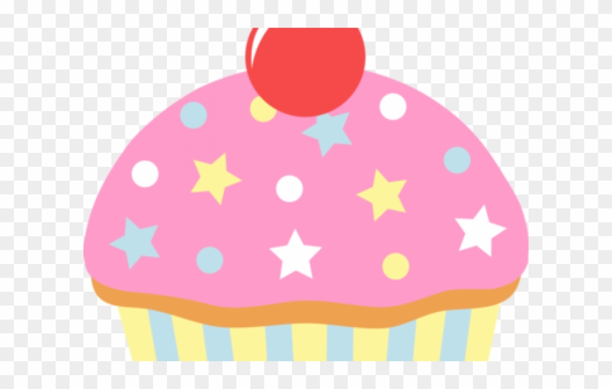 Vanilla cupcake cartoon cakes. Candyland clipart animated